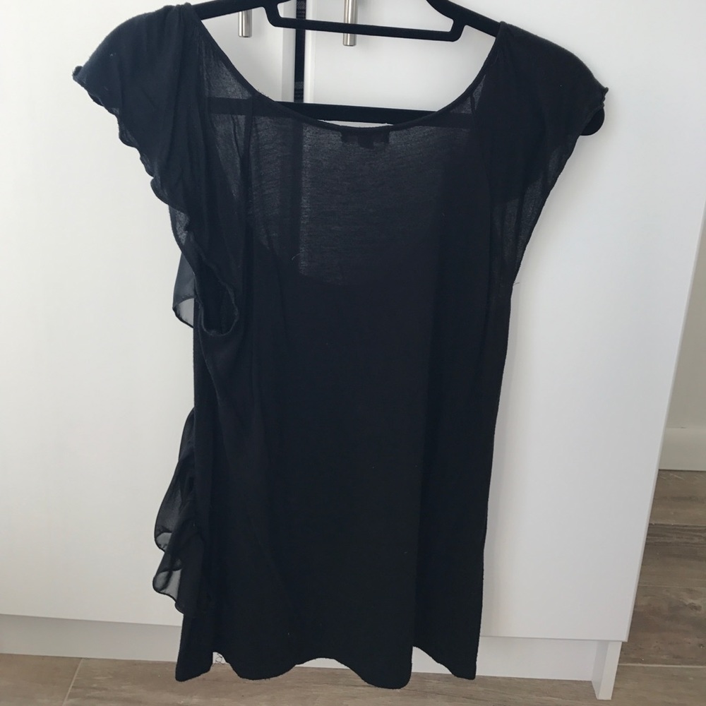 Slice + Noise Ruffled Tank - Picture 4 of 4