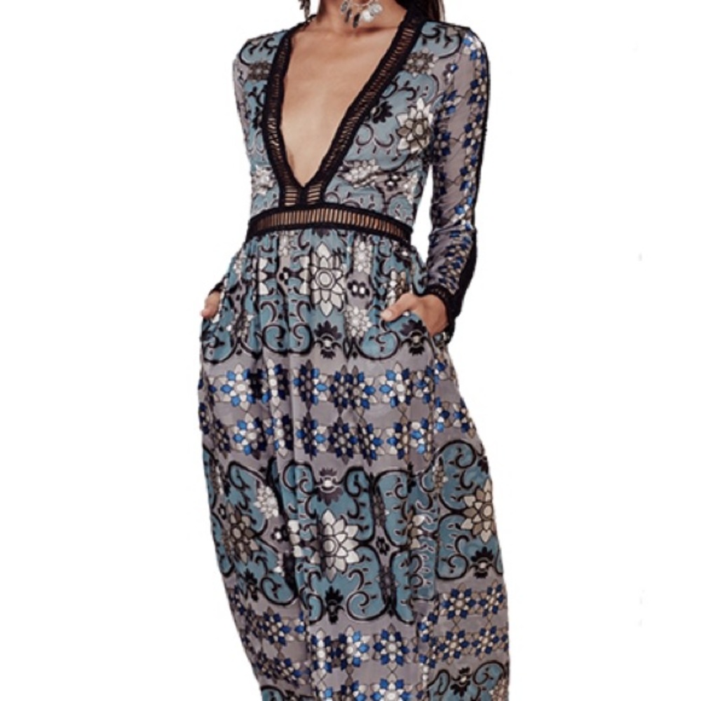 NWTs For Love and Lemons Maxi Dress - Picture 2 of 3