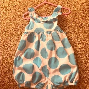 Criss cross back romper