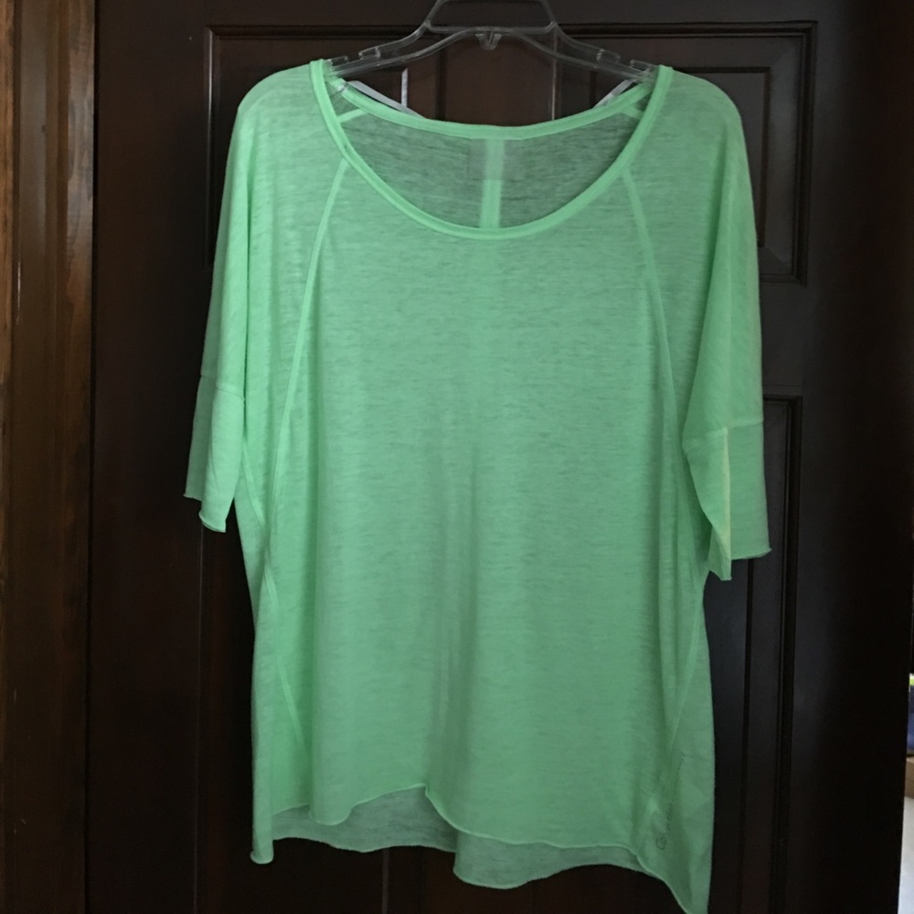 Calvin Klein Performance, lime green top!