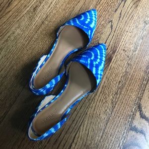 JCrew  Tie die D'orsay shoes Sz.10