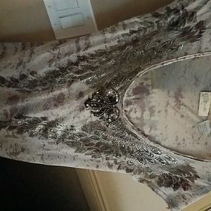 Miss Me burn through sheer beaded top