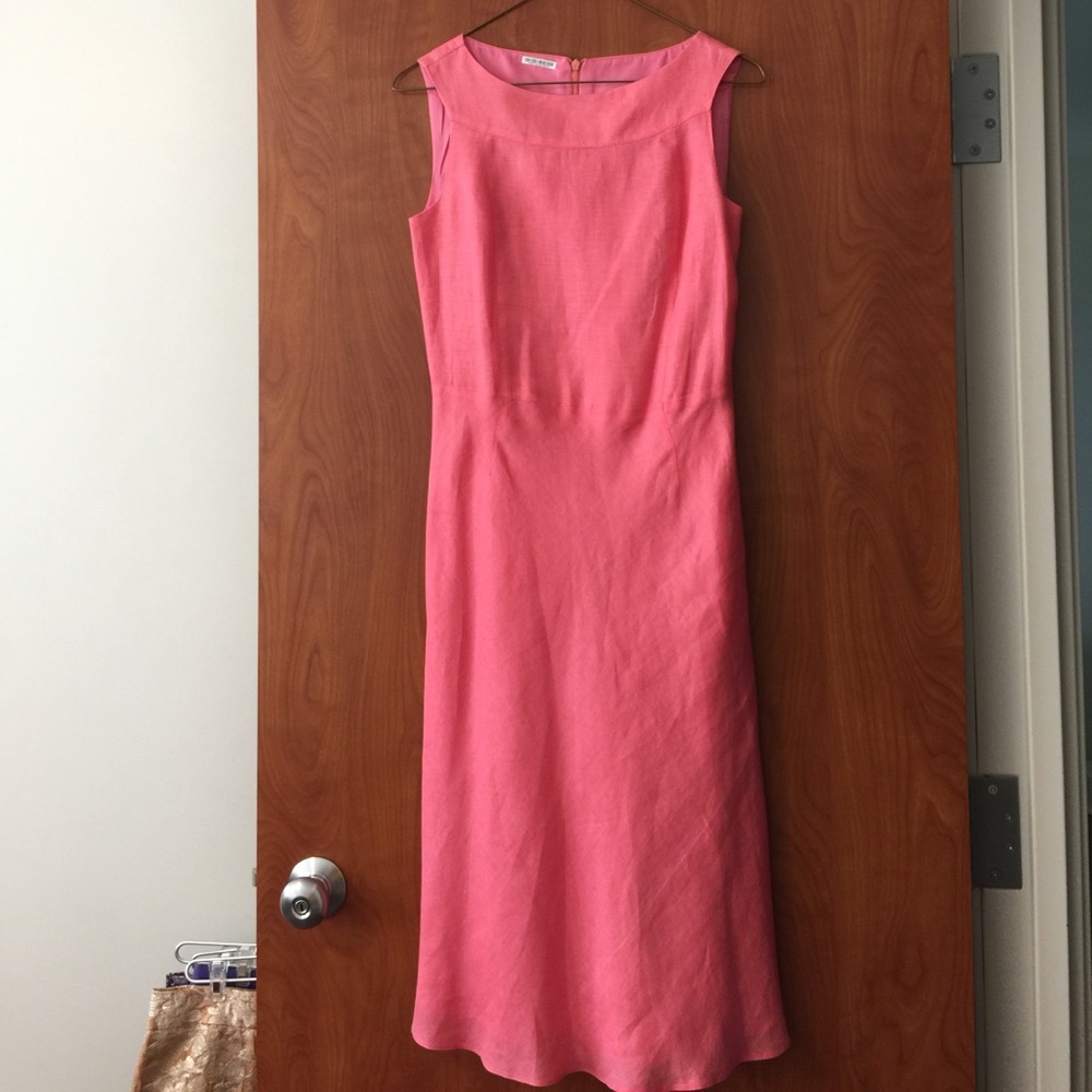 Coral custom dress