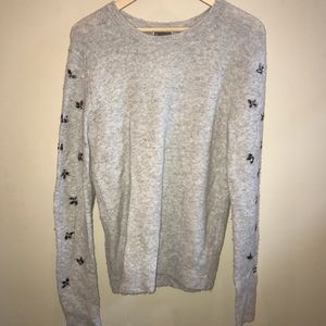 TOPSHOP sweater with beaded arms