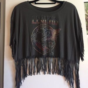 Legend Unicorn fringe shirt