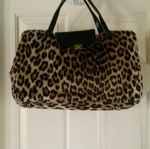 Vintage leaped Faux Fur Handbag