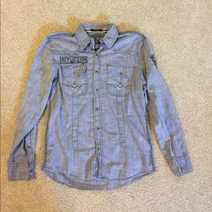 Men's Affliction Button Down