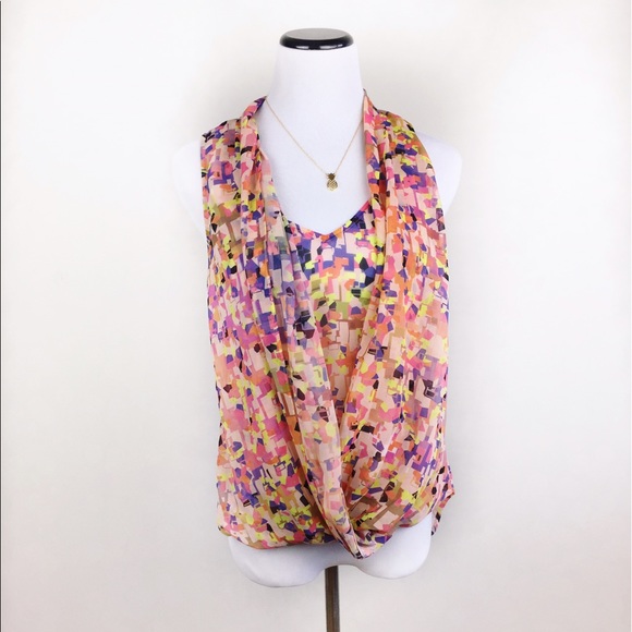 TRINA TURK COLORFUL TOP SIZE S - Picture 2 of 5