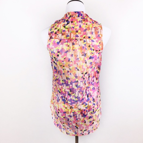 TRINA TURK COLORFUL TOP SIZE S - Picture 4 of 5