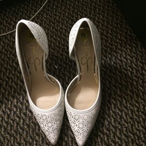 Jessica Simpson wedding shoe