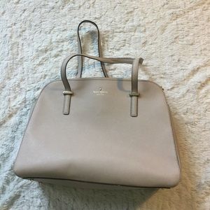 Kate Spade Cedar Street beige saffiano  handbag