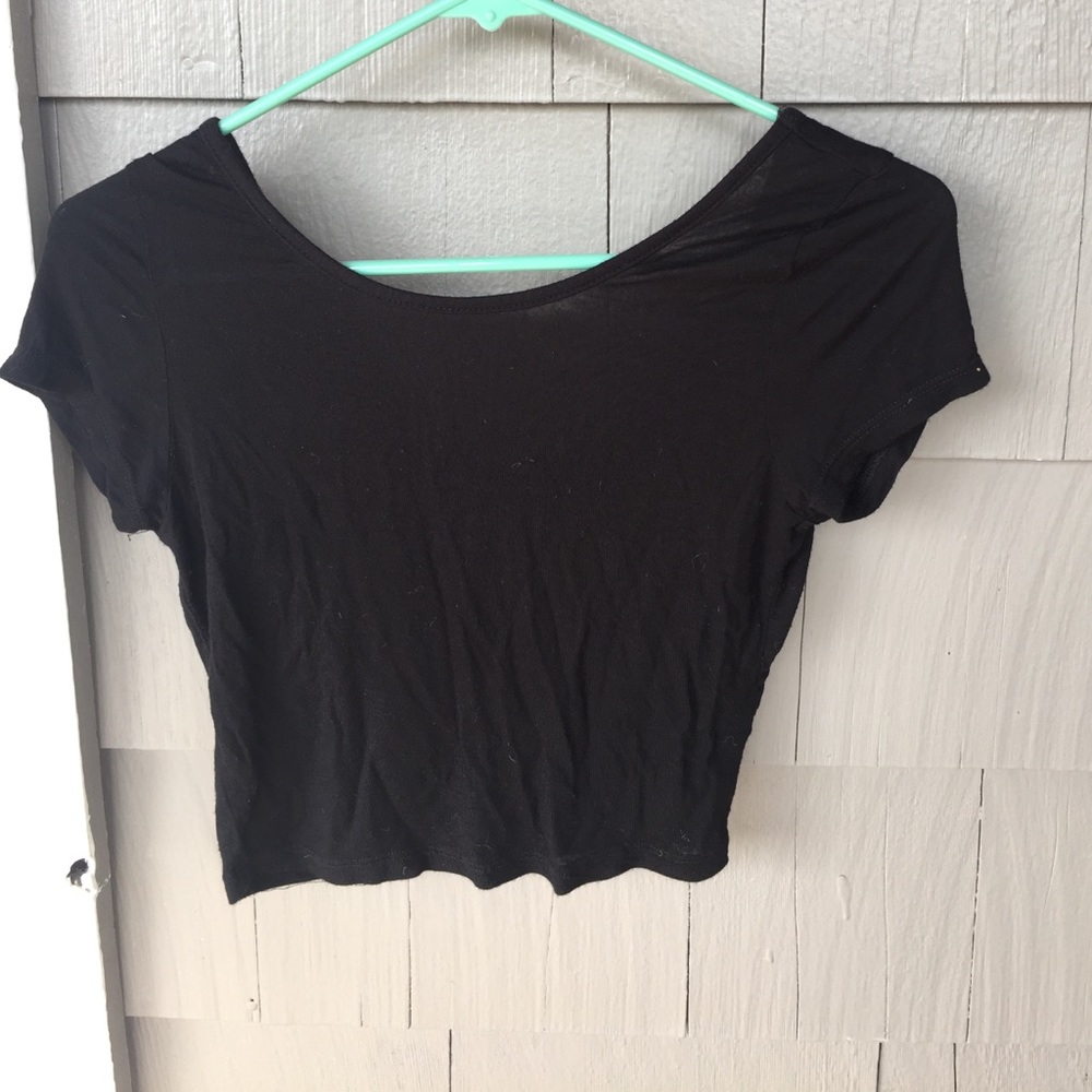 low back crop top