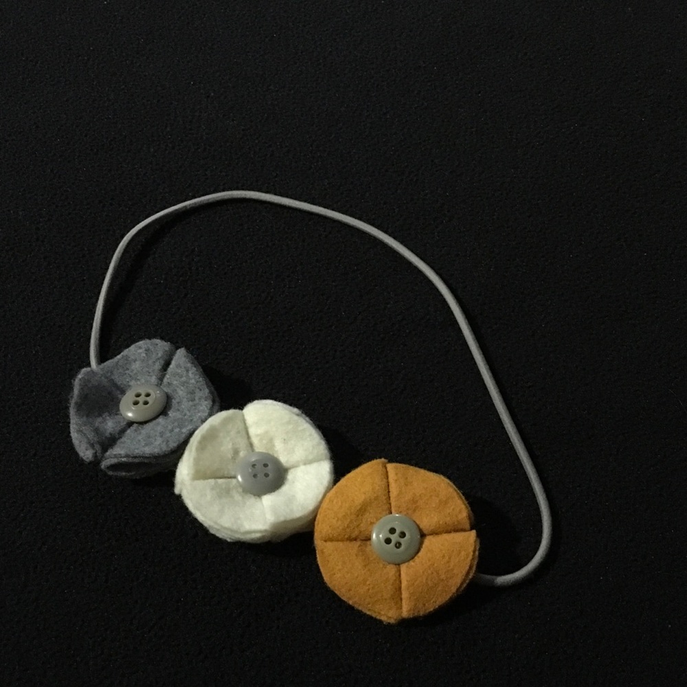 Handmade flower headband