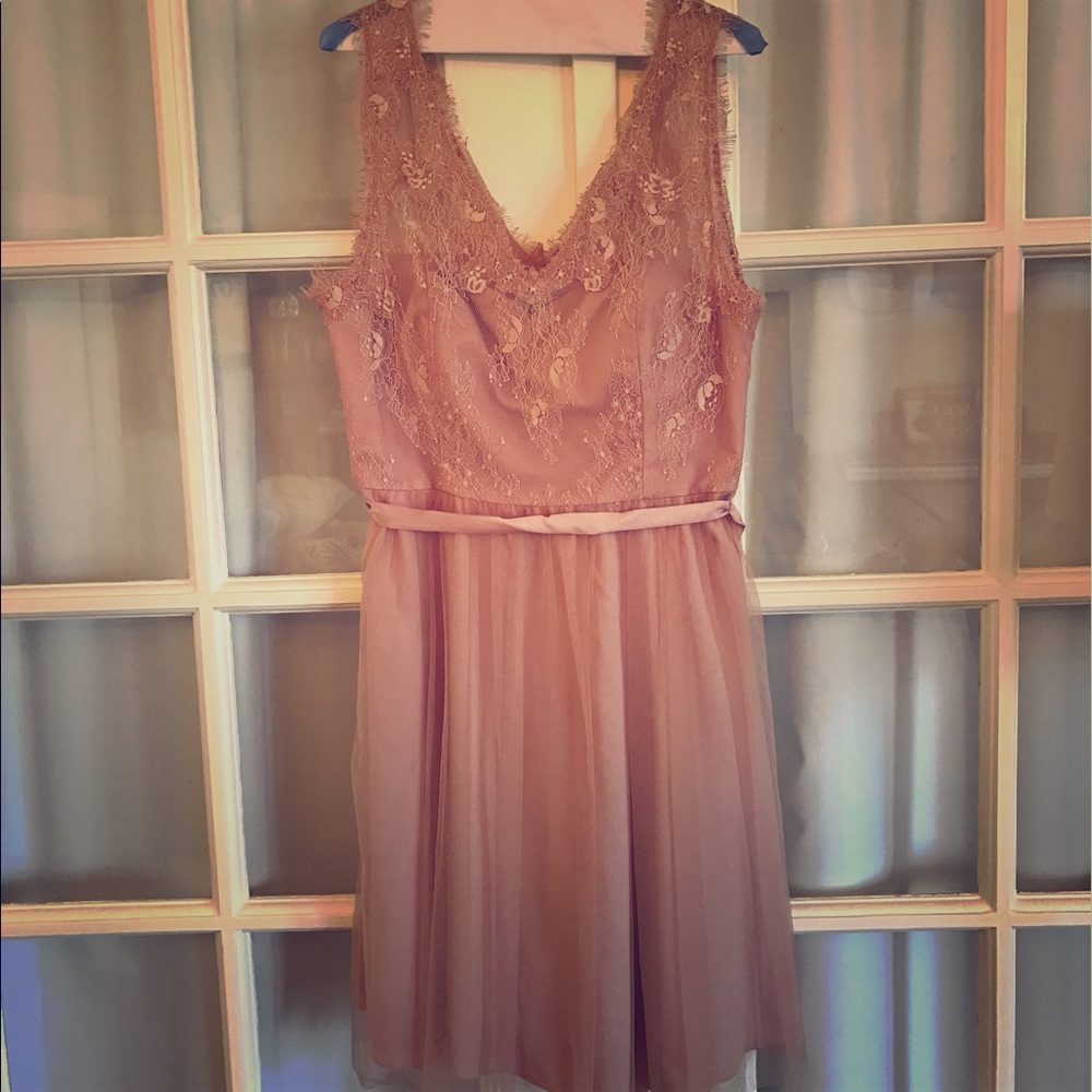 Anthropologie BHLDN Bridesmaid cocktail dress sz14