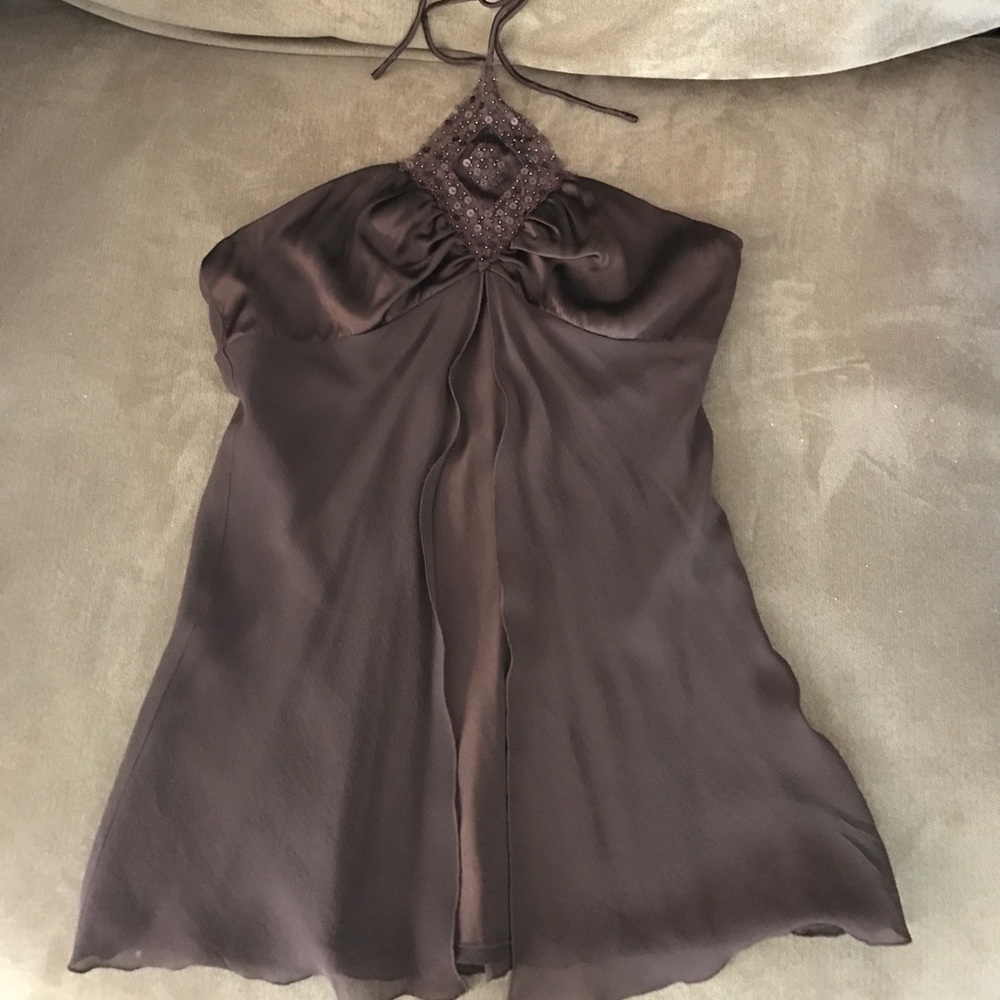 Bebe Halter Top Tank Top