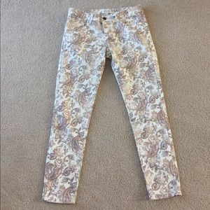 Printed skinny pants