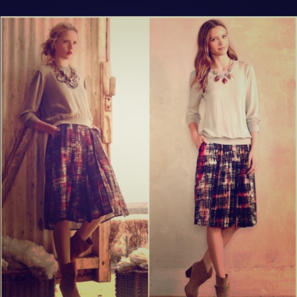 Anthropologie Flynn and Rose Skirt