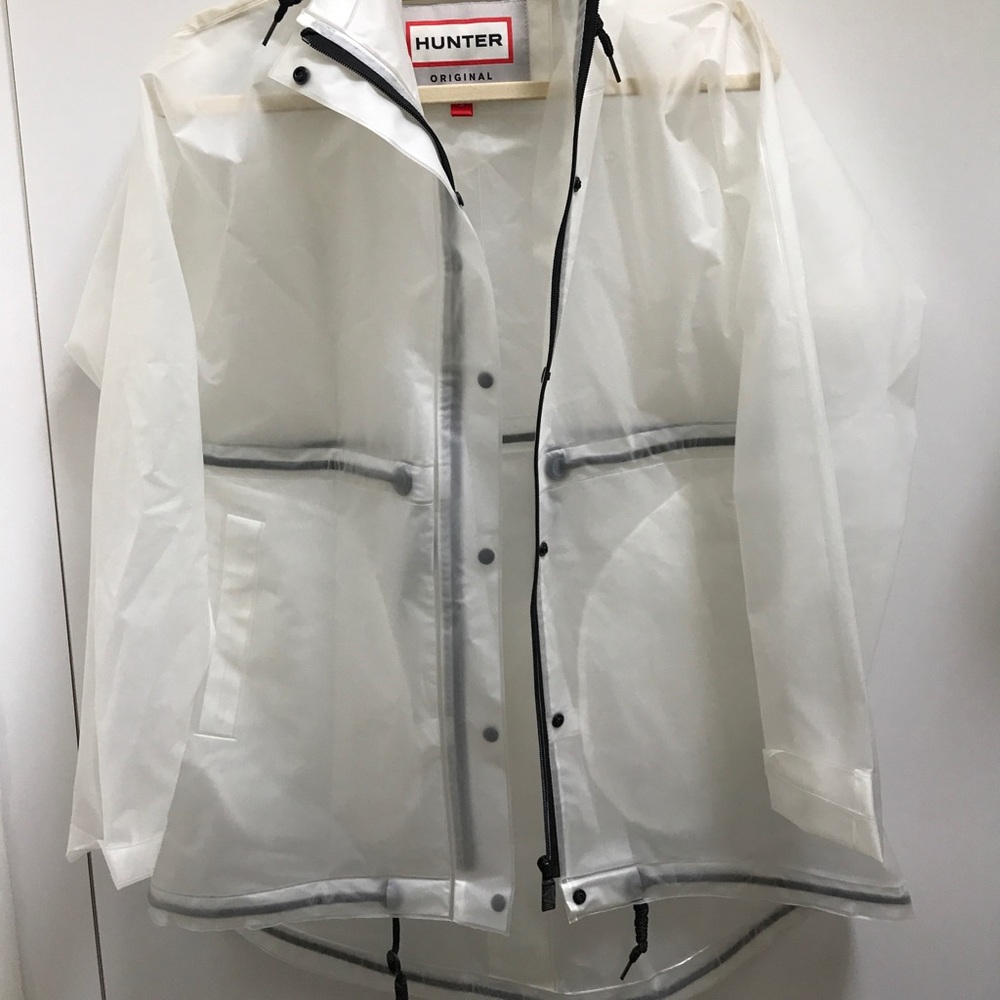 Clear hunger boots rain jacket!!!