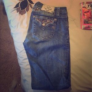Lighter wash Miss Me jeans