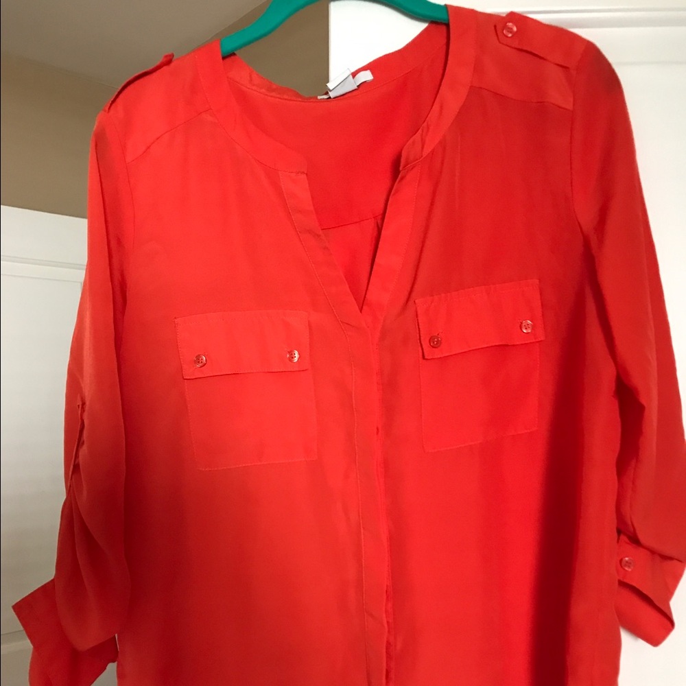 Bar III Burnt Orange Blouse