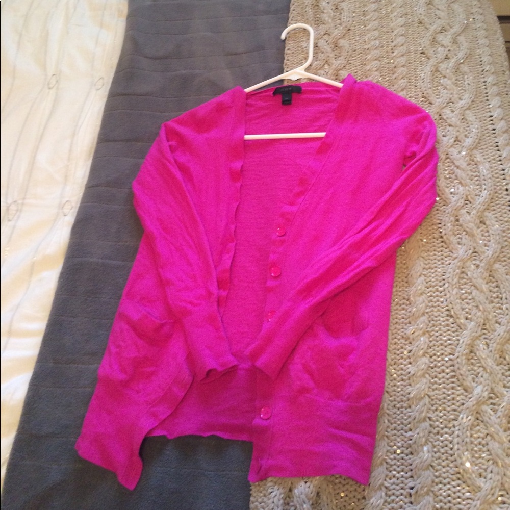 JCrew Pink Cardigan
