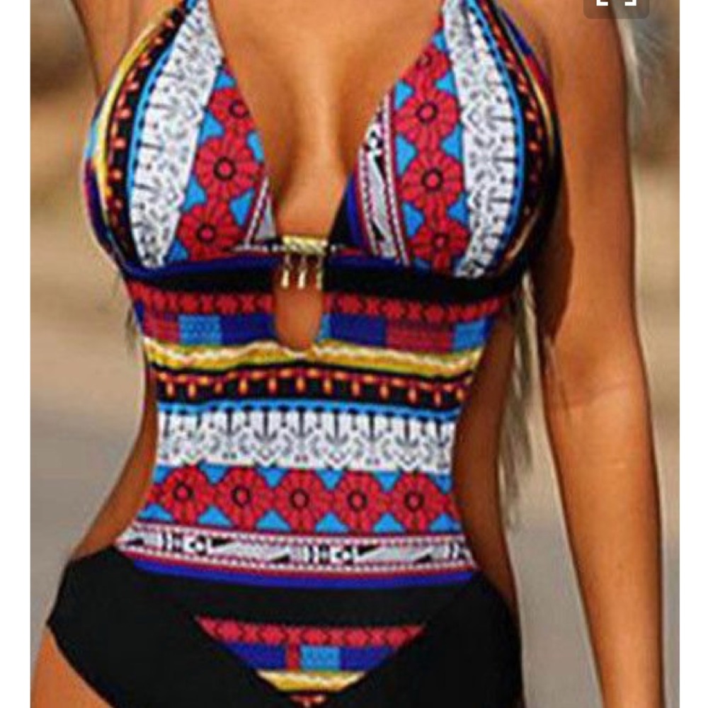 Tribal Printed Mono-Kini