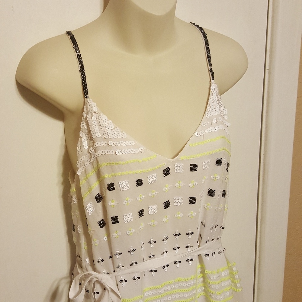 French Connection Geo Flash Sequin Dress