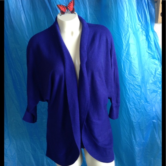 Mossimo Supply Co. Sweaters - NWOT MOSSIMO Royal Blue 3/4 Sleeve Cardigan