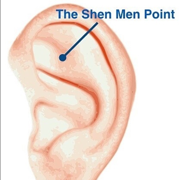 Stress Relief Blue Earring Magnet Acupressure Stress Relief - Picture 3 of 4