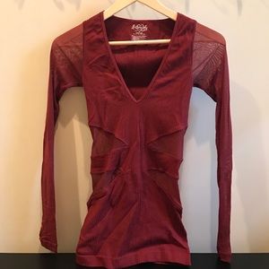 Free people mesh sleeves