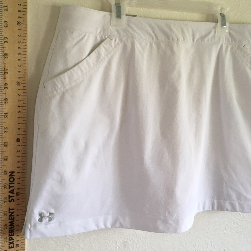 WHITE under armor skort tennis 🎾 skirt new nwt 12