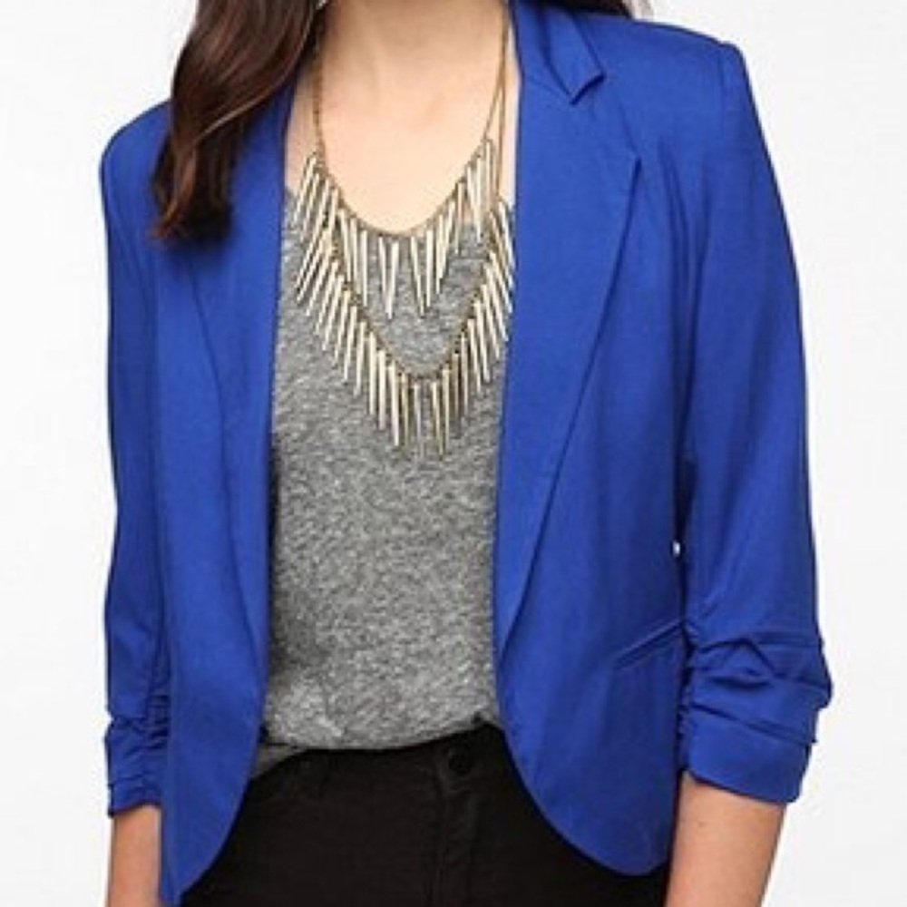 Sparkle and Fade cobalt blue blazer