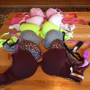 Victoria's Secret/ PINK bras.