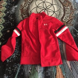 Boys under armour track jacket