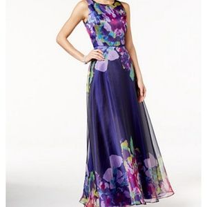 Formal floral gown