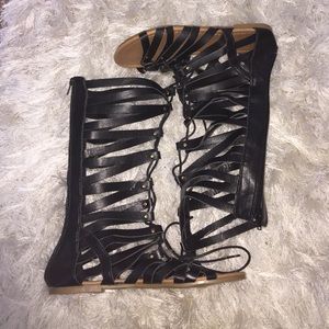 Wide Calf Gladiator Sandals