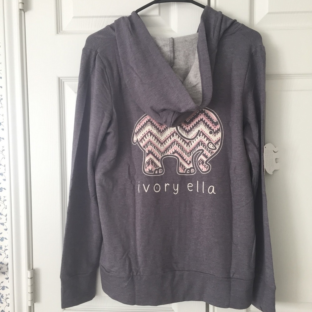 IVORY ELLA Zip Up Jacket