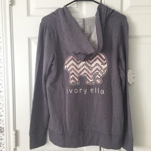 IVORY ELLA Zip Up Jacket