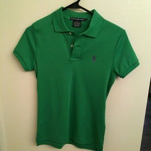Never Worn Ralph Lauren green polo