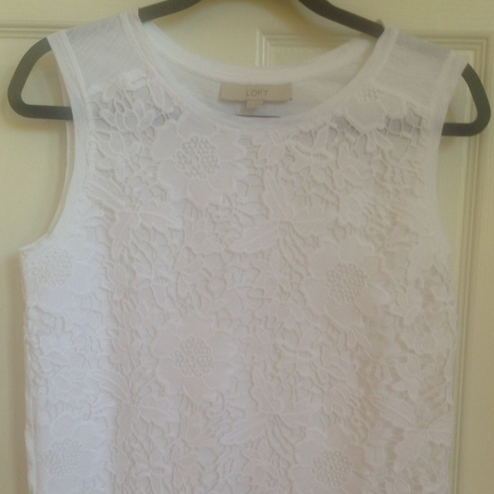 LOFT lace front tank
