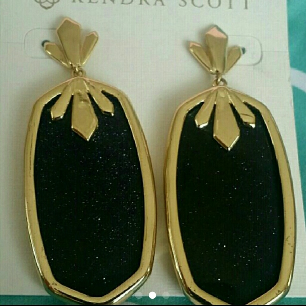 Firm & Final Kendra Scott Dillon in Blue Goldstone