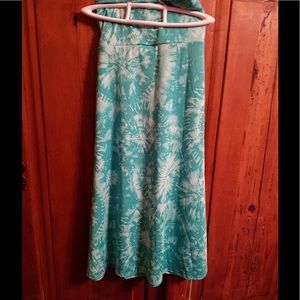 LuLaRoe Azure 3X Teal Tie Dye