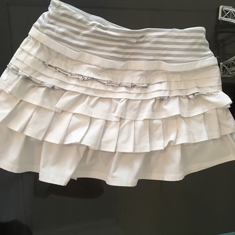 Layered Lululemon Tennis Skirt
