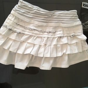 Layered Lululemon Tennis Skirt