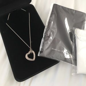 David Yurman heart necklace