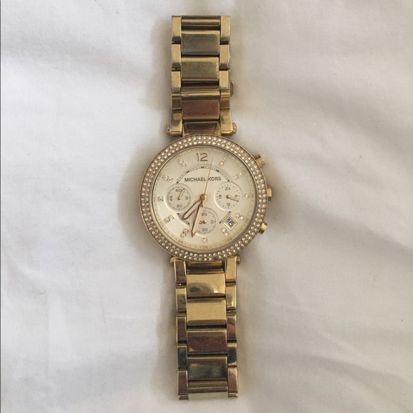 Gold Michael Kors Watch main image 4