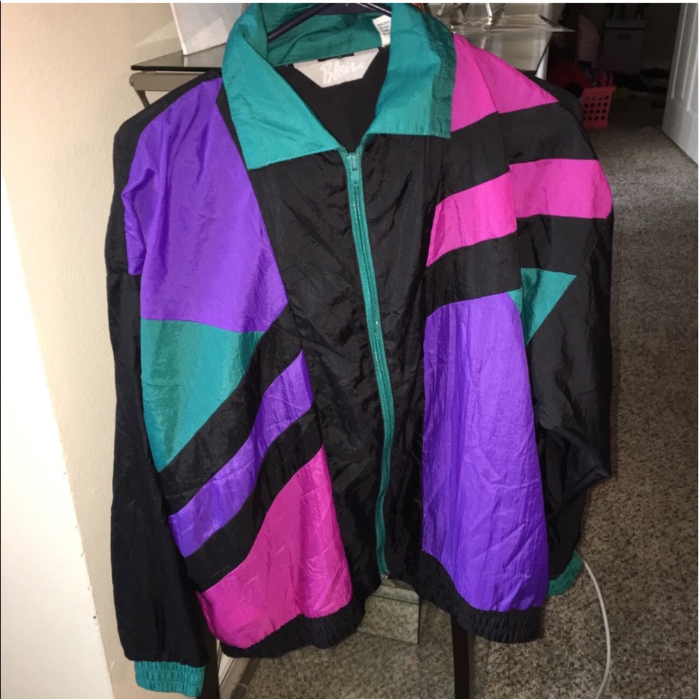 90s style windbreaker