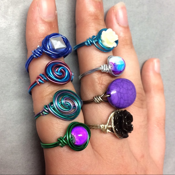 Size 9.5 handmade rings - Picture 2 of 2