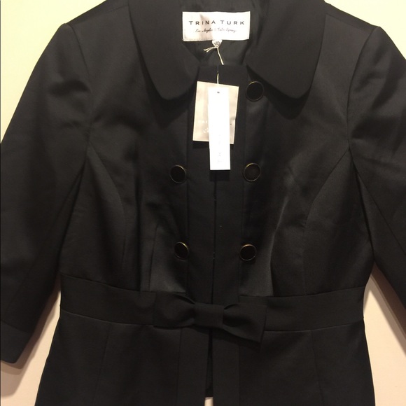 Beautiful Trina Turk black jacket - Picture 2 of 4