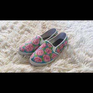 Lilly Pulitzer Hand Painted Shoes
